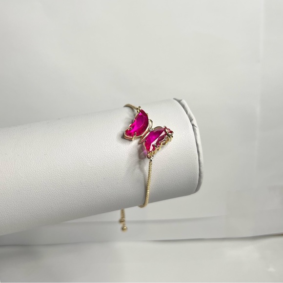 14k gold filled butterfly bracelet - Picture 1 of 3